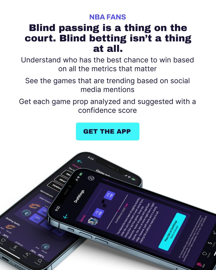 Download the TrueGameStats app for NBA