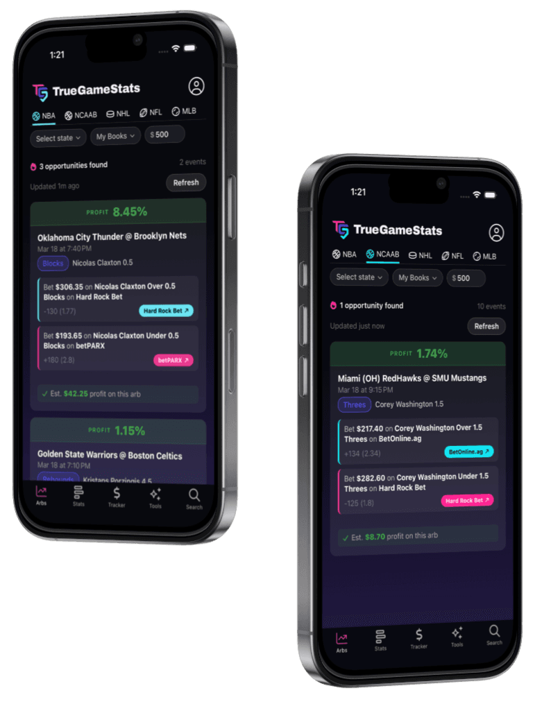 TrueGameStats Mobile App