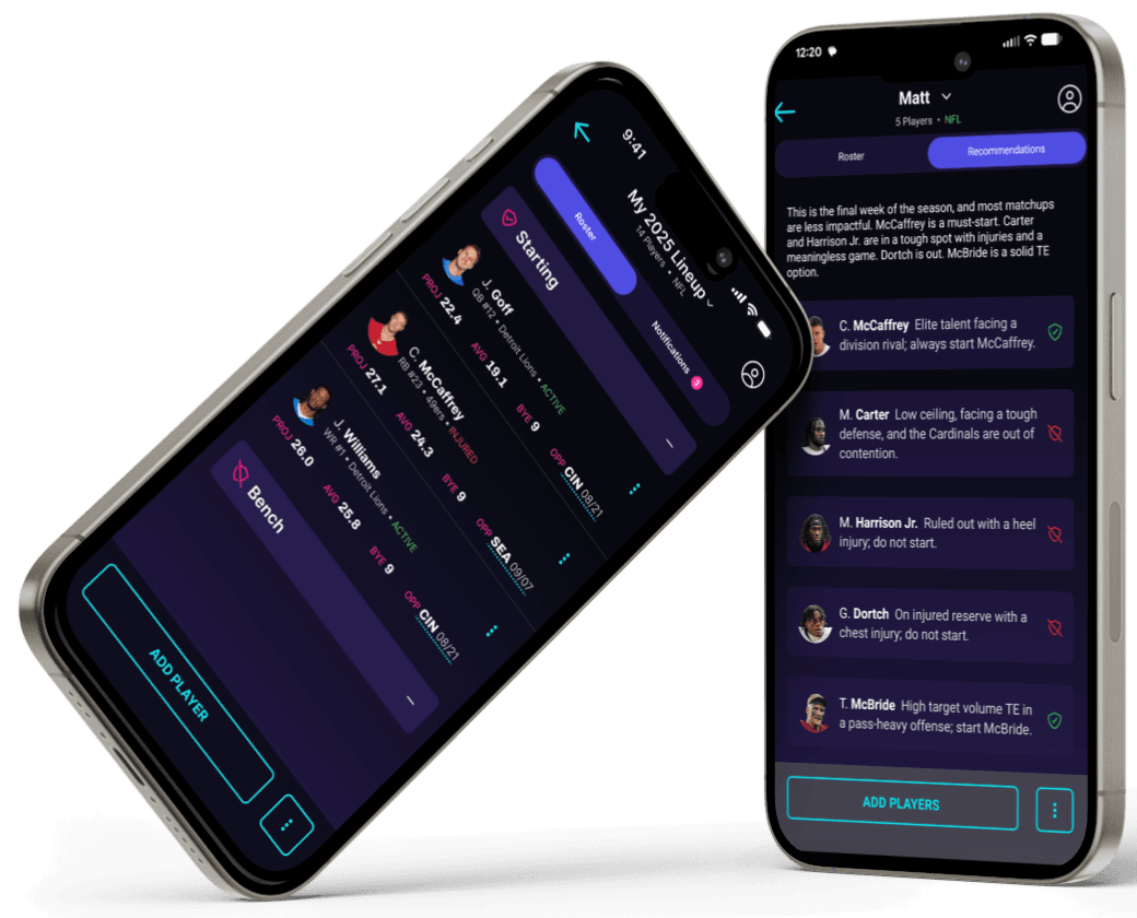 Stop guessing on sit/start decisions.
